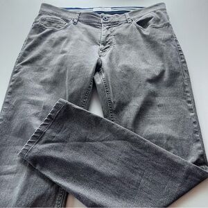 Brax Feel Good Chris Grey Micro-Pattern Quiet Luxury Pants Men’s Size 34